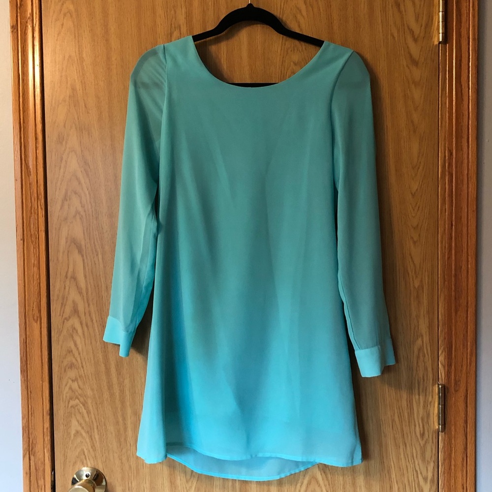 Blue Shift Dress